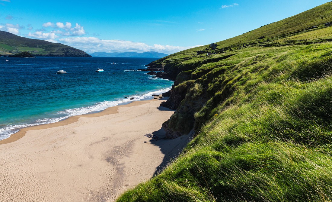 White Strand auf Great Blasket Island, Co. Kerry, Irland