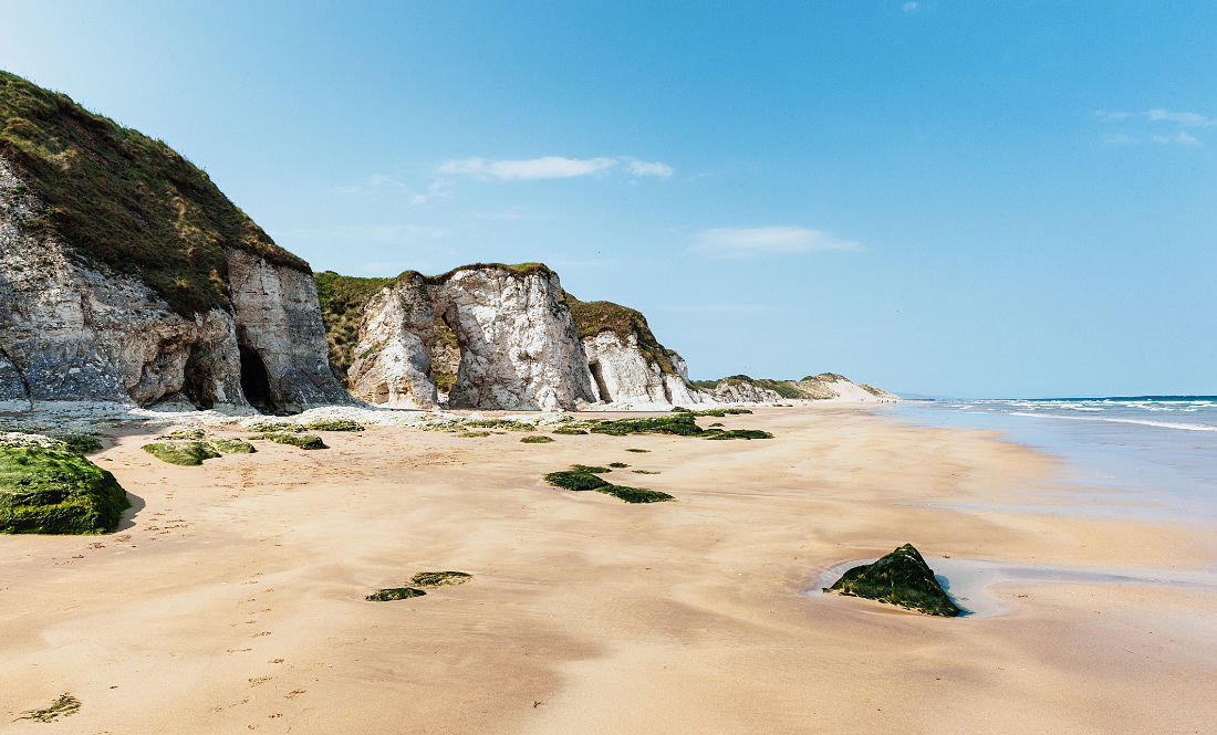 Whiterocks Beach nahe Portrush, Co. Londonderry, Nordirland